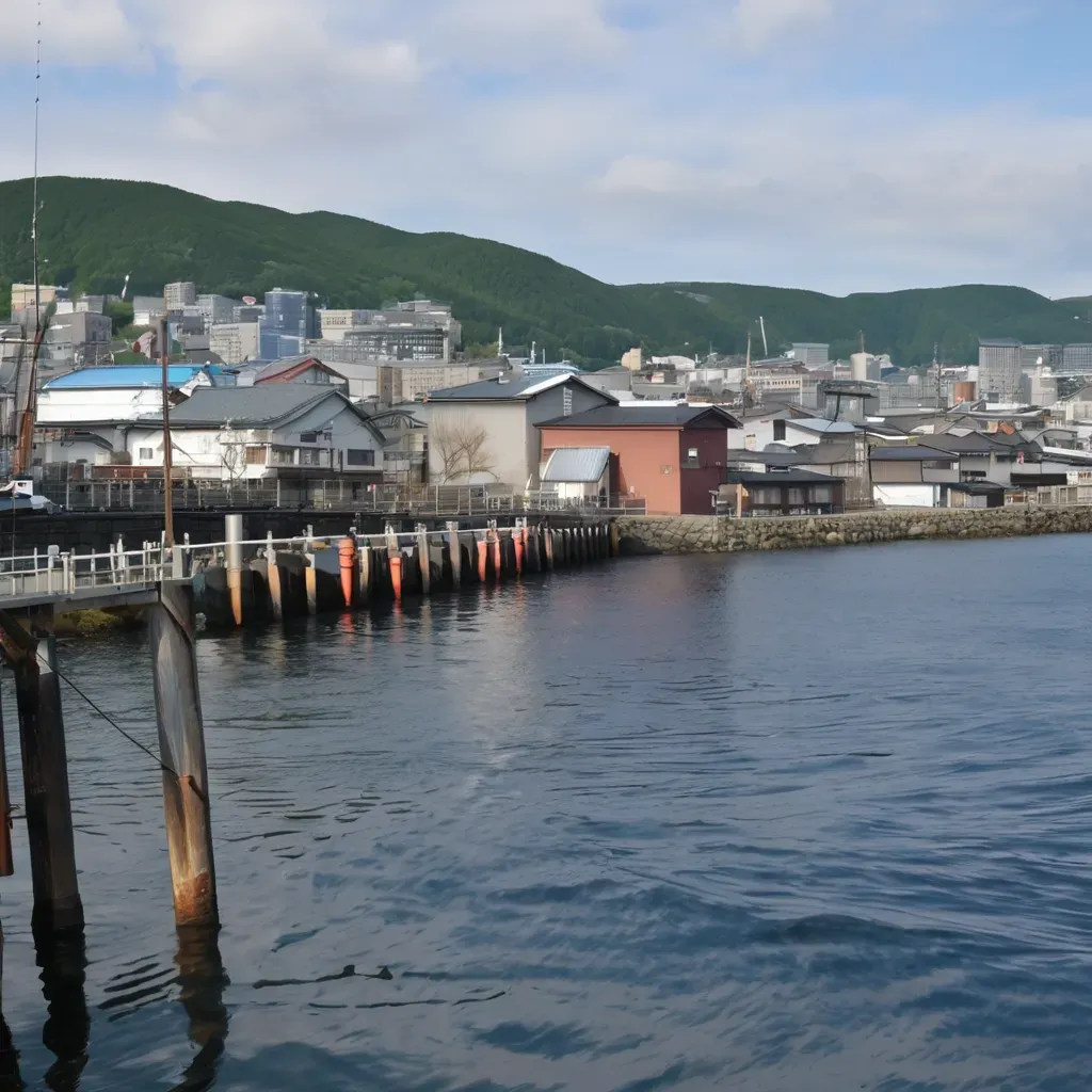 小樽港の釣り場