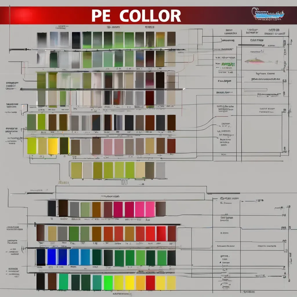 PEライン色分け表